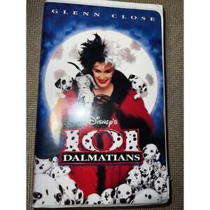 101 Dalmatians Movie Walt Disney (VHS, 1997 Clam Shell) Glenn Close